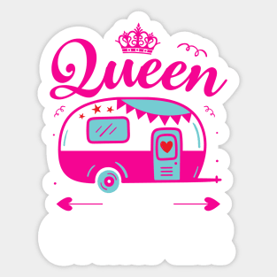 Queen of the Camper Sticker